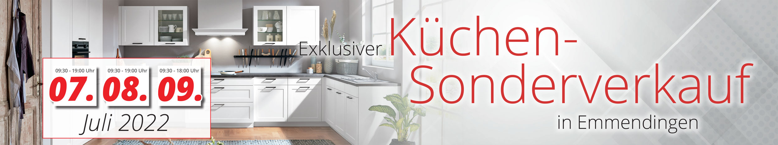 3 Tage exklusiver Küchen-Sonderverkauf in Emmendingen!